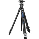 Leofoto Trépied ultra-compact série Azure AZ-204C+LH-25R, demi-argenté