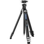 Leofoto Trépied ultra-compact série Azure AZ-204C+LH-25R, demi-argenté