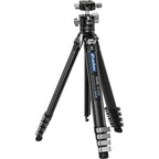 Leofoto AZ-235C+LH-30R Trépied ultra-compact série Azure, demi-argenté