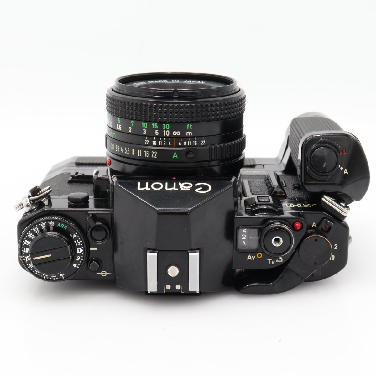 Canon A-1 body + motor-drive + FD 50mm F/1.8 used