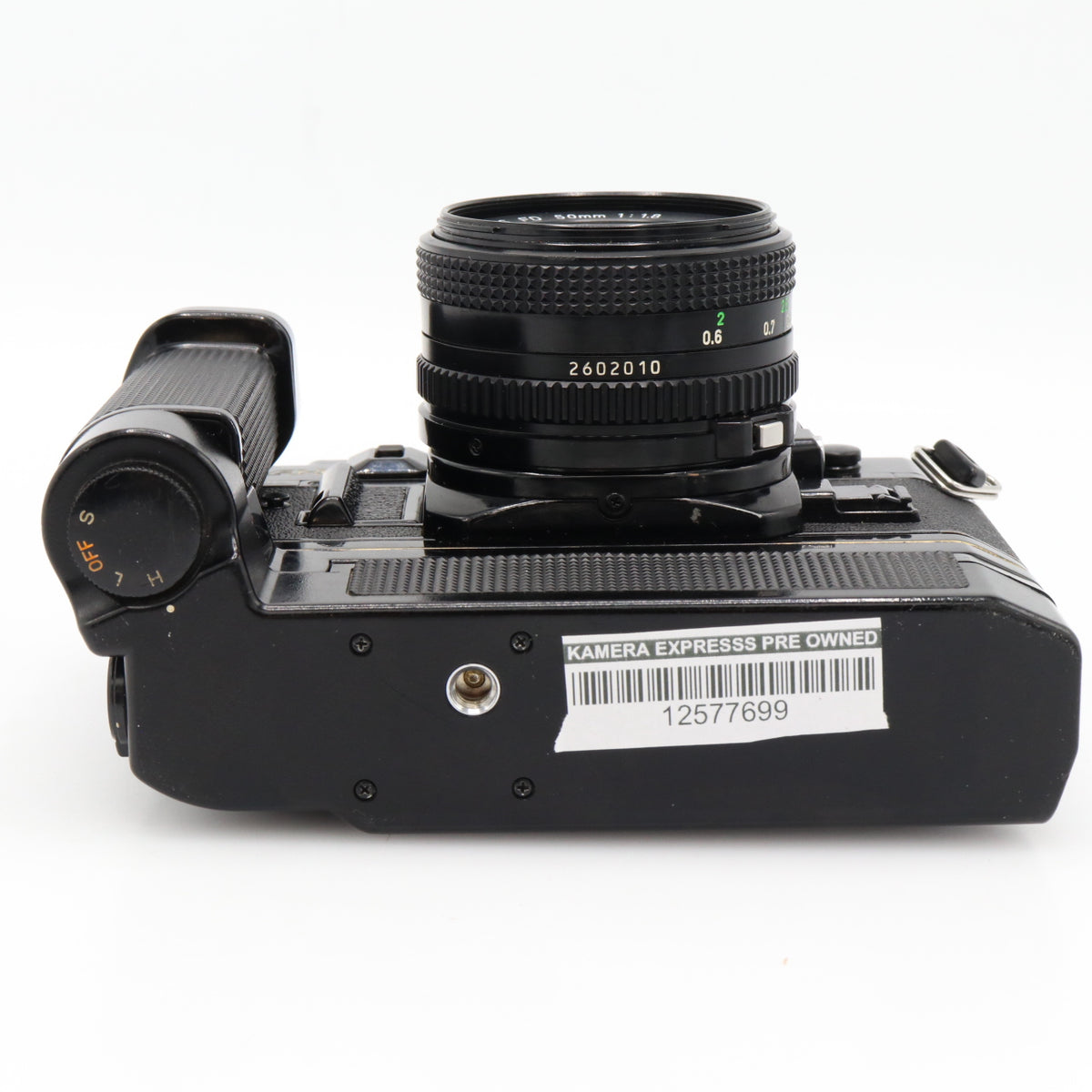 Canon A-1 body + motor-drive + FD 50mm F/1.8 used