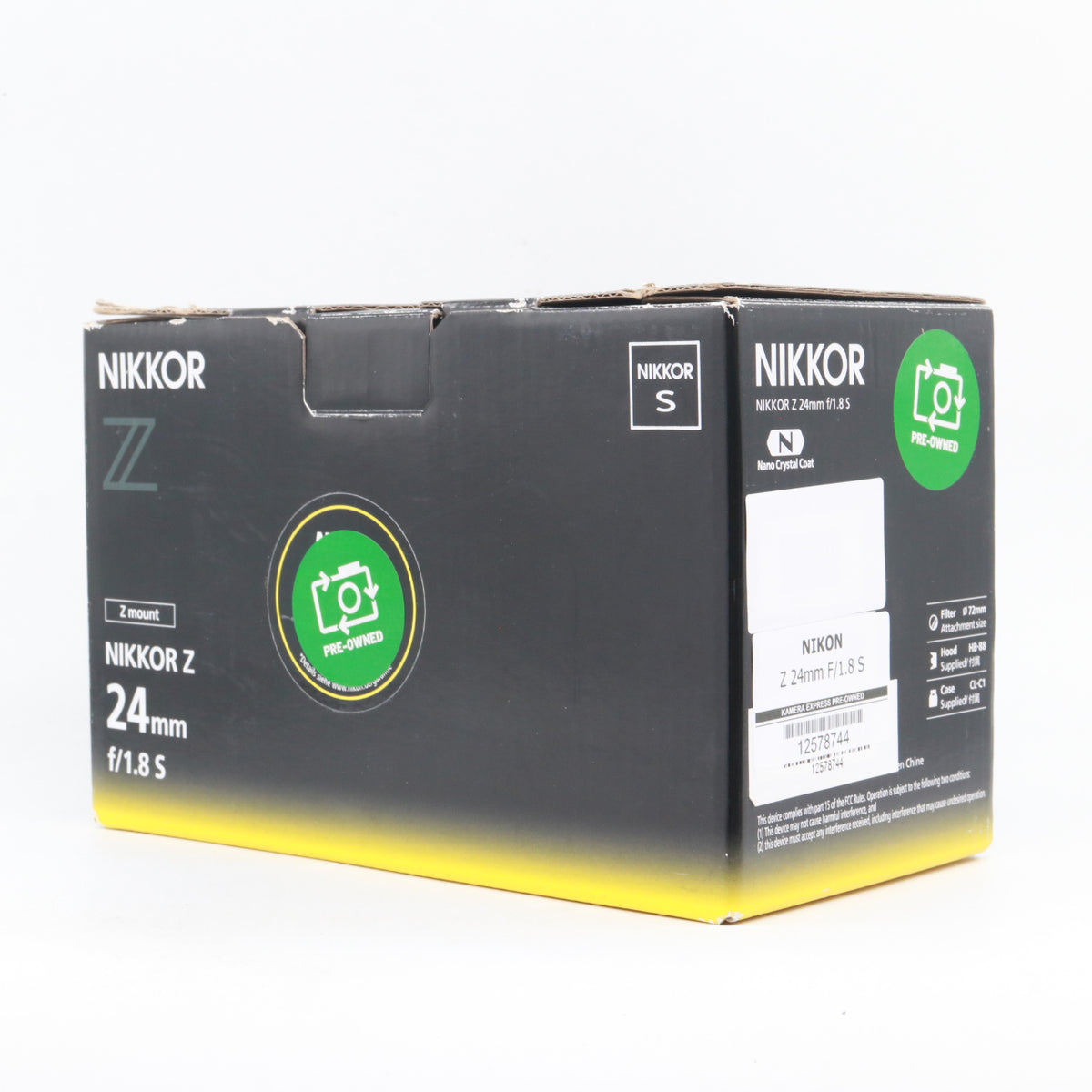 Nikon Z 24mm F/1.8 S occasion