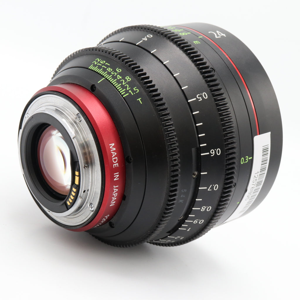 Canon CN-E 24mm T1.5 L F (M) Cine-Servo used