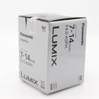 Panasonic Lumix G Vario 7-14mm f/4 ASPH. used