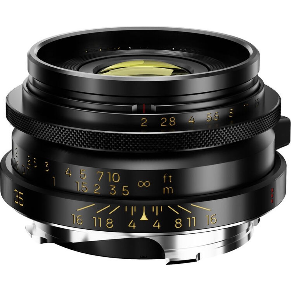 Objectif Thypoch plein format Ksana 35mm f/2 ASPH. Leica M, peinture noire