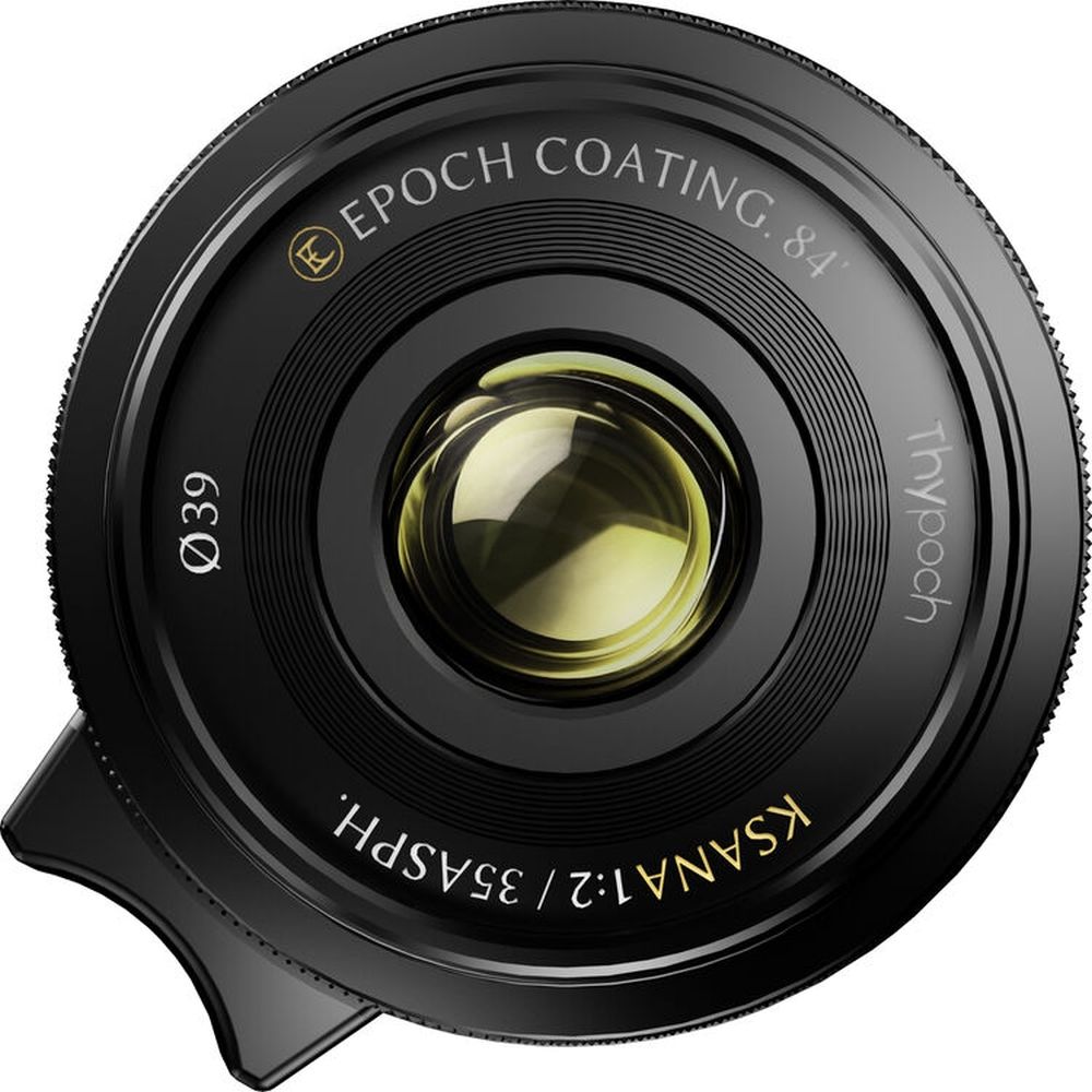 Objectif Thypoch plein format Ksana 35mm f/2 ASPH. Leica M, peinture noire