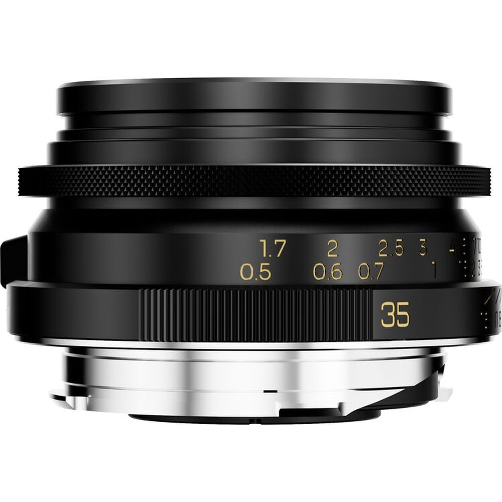 Objectif Thypoch Ksana 35mm f/2 ASPH. plein format avec pare-soleil Leica M, peinture noire