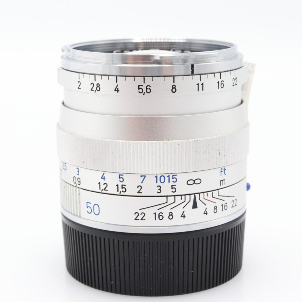 Zeiss 50mm f/2 Planar T* ZM silver used