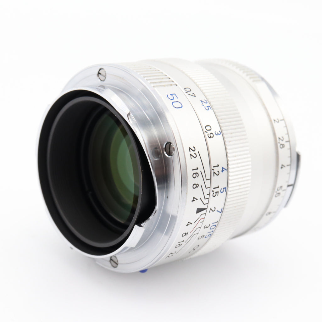 Zeiss 50mm f/2 Planar T* ZM silver used