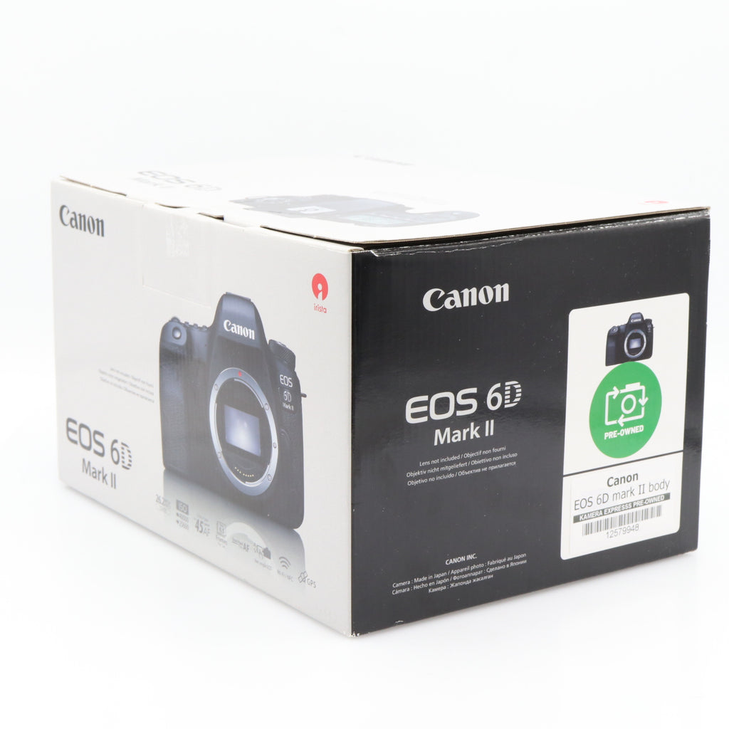 Canon EOS 6D mark II body used