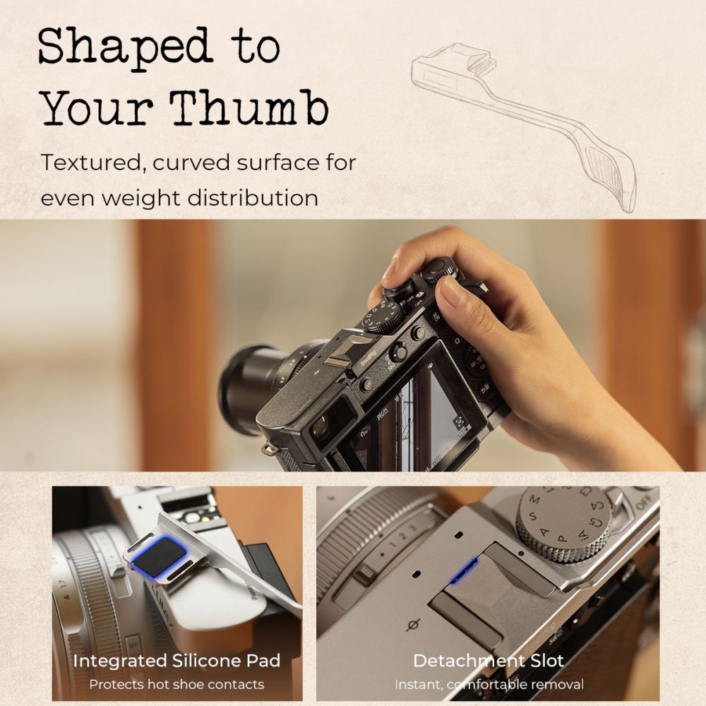Poignée SmallRig 5703 pour Panasonic LUMIX L10, argent
