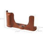 Étui demi-cuir SmallRig 5699 pour Panasonic LUMIX L10, marron