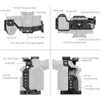 Cage à dégagement rapide SmallRig 6702 « HawkLock » pour Sony Alpha 7R VI