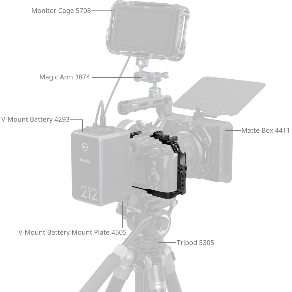 Cage à dégagement rapide SmallRig 6702 « HawkLock » pour Sony Alpha 7R VI