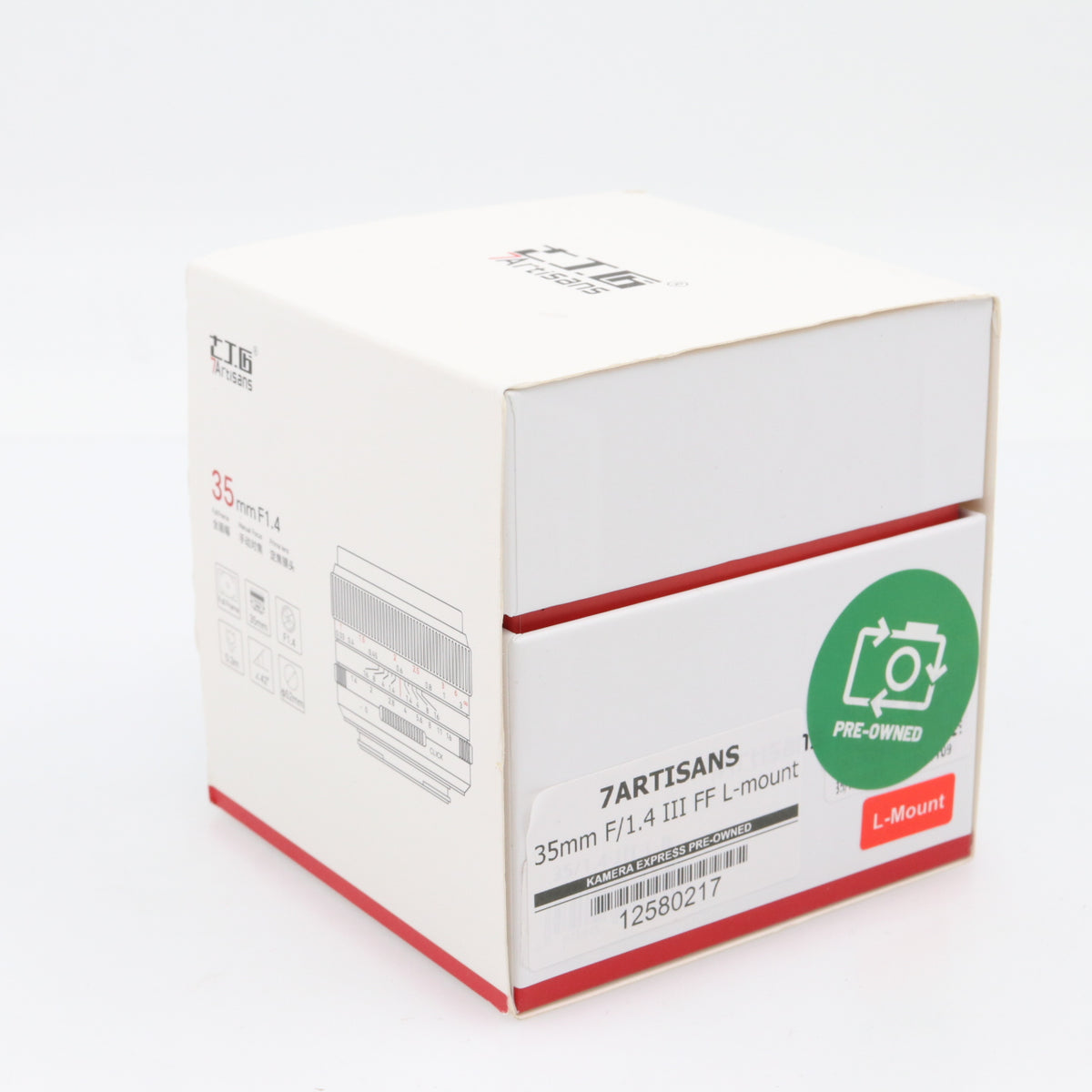 7Artisans 35mm F/1.4 III FF L-mount used