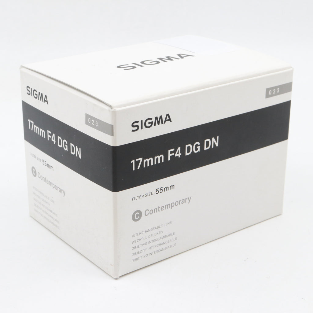 Sigma 17mm F/4 DG DN Contemporary Sony FE used