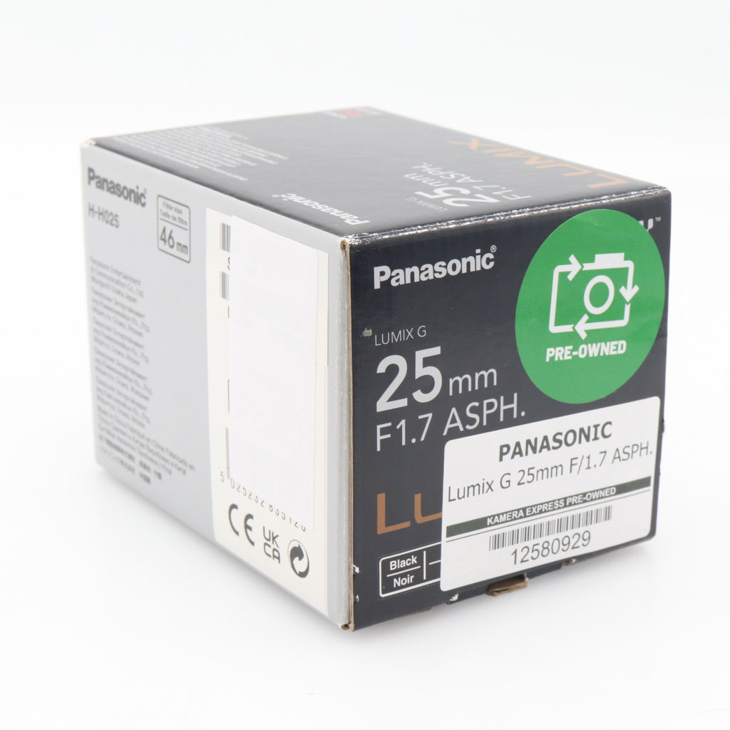 Panasonic Lumix G 25mm F/1.7 ASPH. used