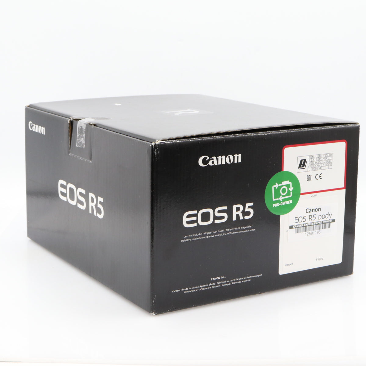 Canon EOS R5 body used
