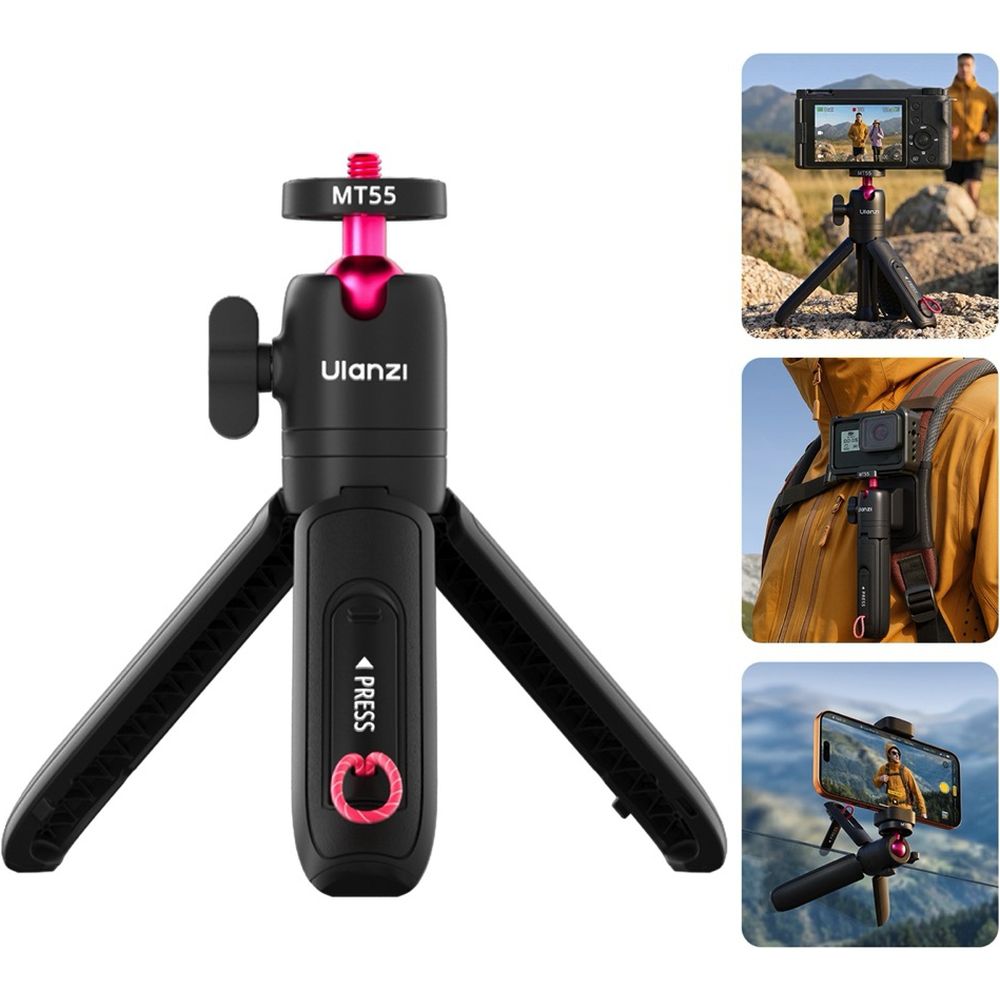 Ulanzi MT55 SnapGo Mini Selfie Stick Trépied (1/4'' Mount)