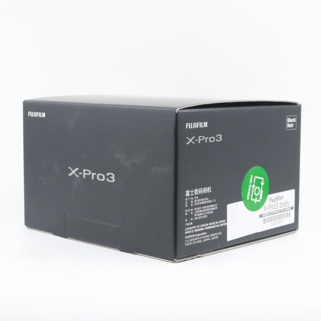 Fujifilm X-Pro3 body used