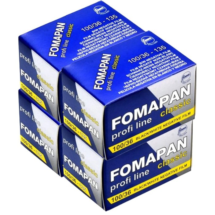 Fomapan Classic 100 135/36 coffret film 4 pièces