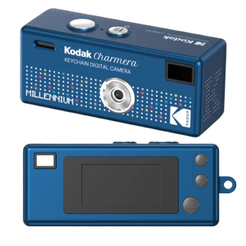 Kodak Charmera Keychain Digital Camera - Millennium Edition + 16GB MicroSD Card