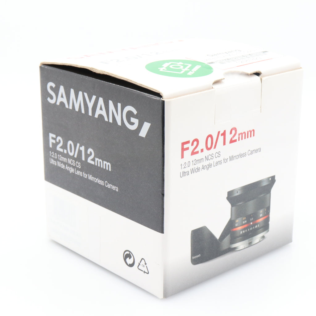 Samyang 12mm f/2 NCS CS Sony E occasion