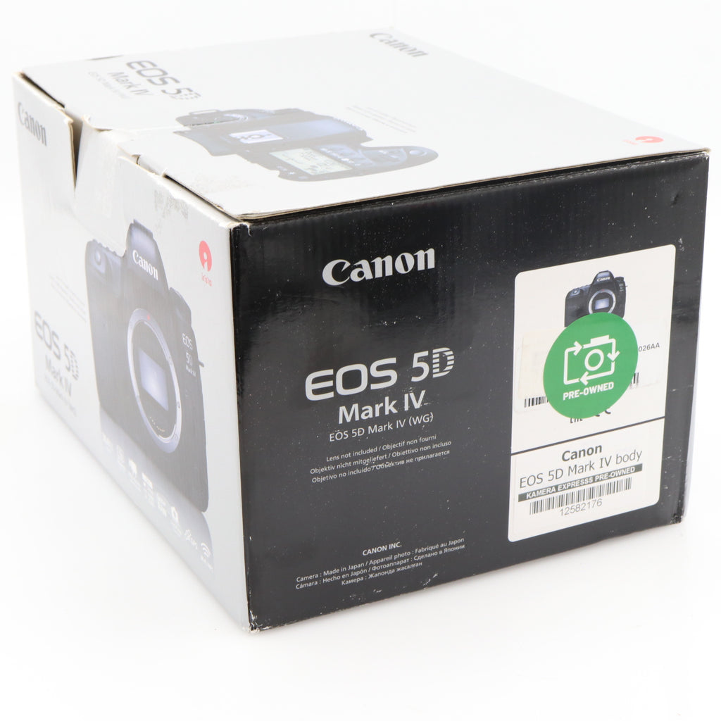Canon EOS 5D Mark IV body used