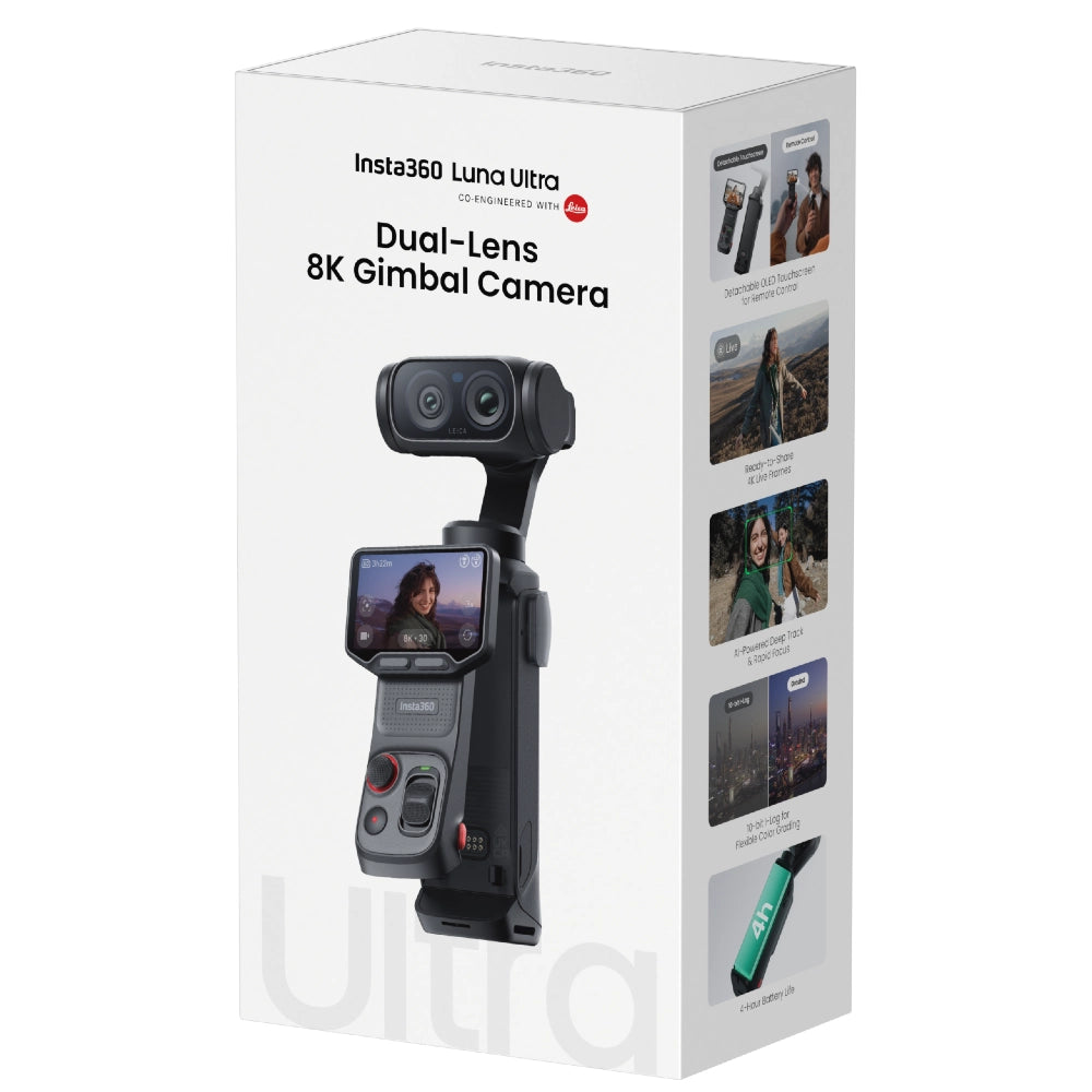 Insta360 Luna Ultra Standard + Micro Pro Émetteur Bundle - Noir