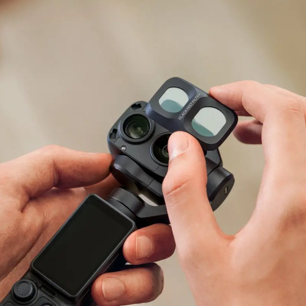 DJI Osmo Pocket 4P Noir Mist Filtre
