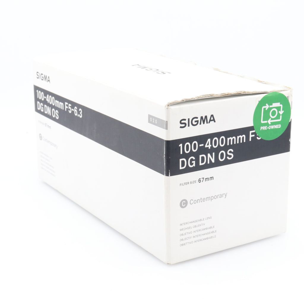 Sigma 100-400mm F/5-6.3 DG DN OS Contemporary Sony FE used