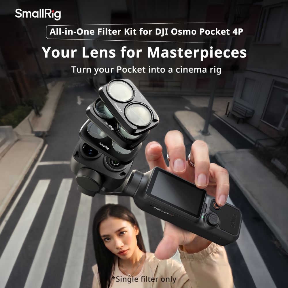Kit de filtres SmallRig 6649 pour DJI Osmo Pocket 4P