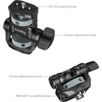 Support de moniteur SmallRig 6314 pour prises de vue horizontales et verticales avec vis de positionnement ARRI 3/8"-16