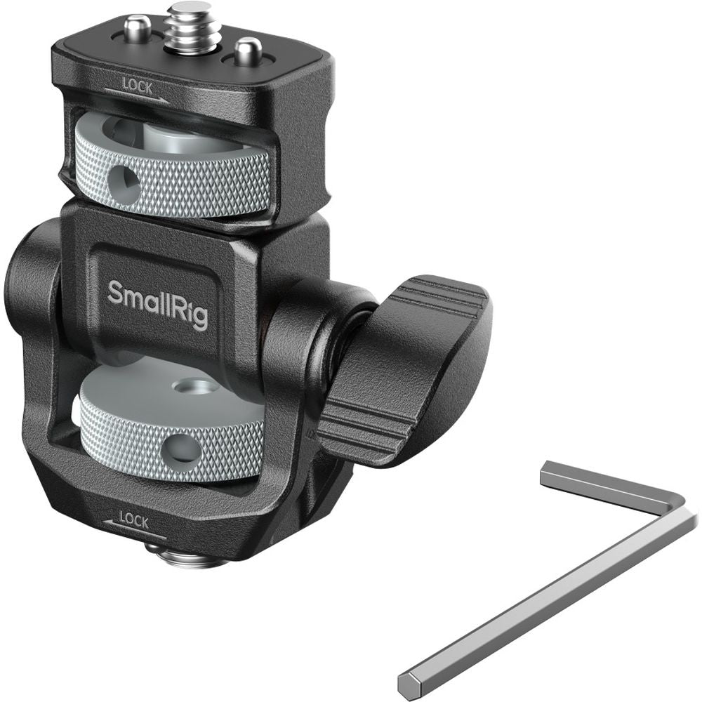 Support de moniteur SmallRig 6314 pour prises de vue horizontales et verticales avec vis de positionnement ARRI 3/8"-16
