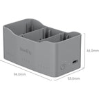 Chargeur de batterie SmallRig 6501 65 W pour DJI Mini 5 / 4 / 3 Pro