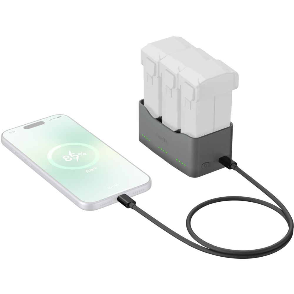 Chargeur de batterie SmallRig 6501 65 W pour DJI Mini 5 / 4 / 3 Pro