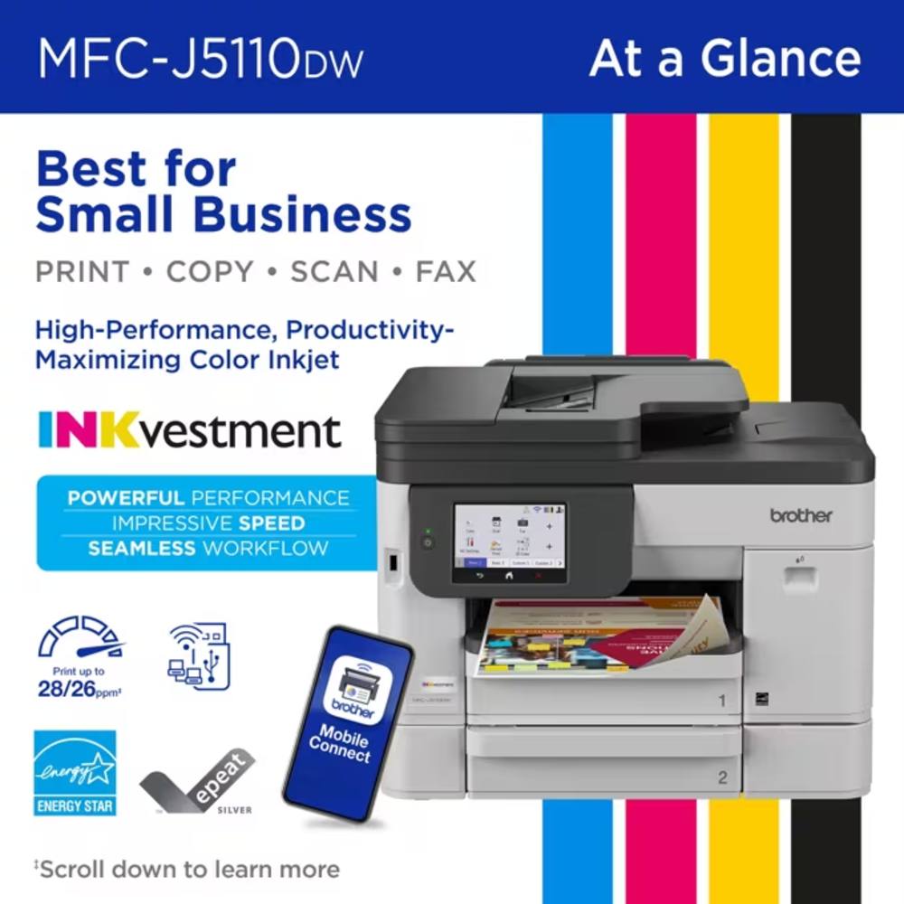 Brother MFC-J5110DW all-in-one colour inkjet printer