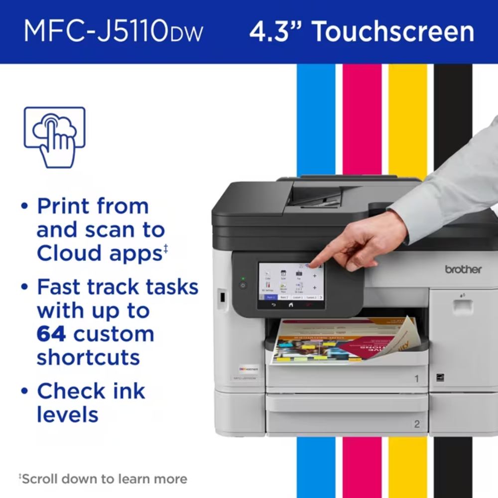 Brother MFC-J5110DW all-in-one colour inkjet printer