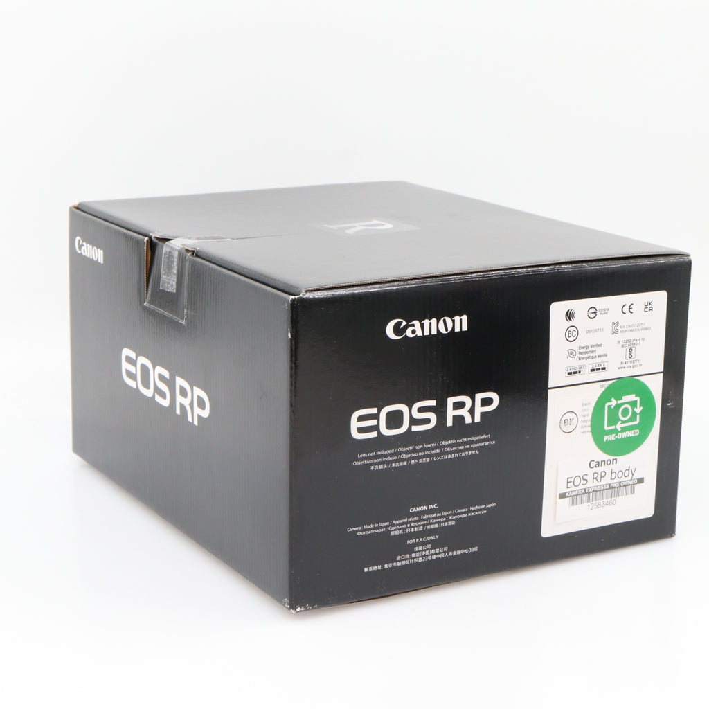 Canon EOS RP body used