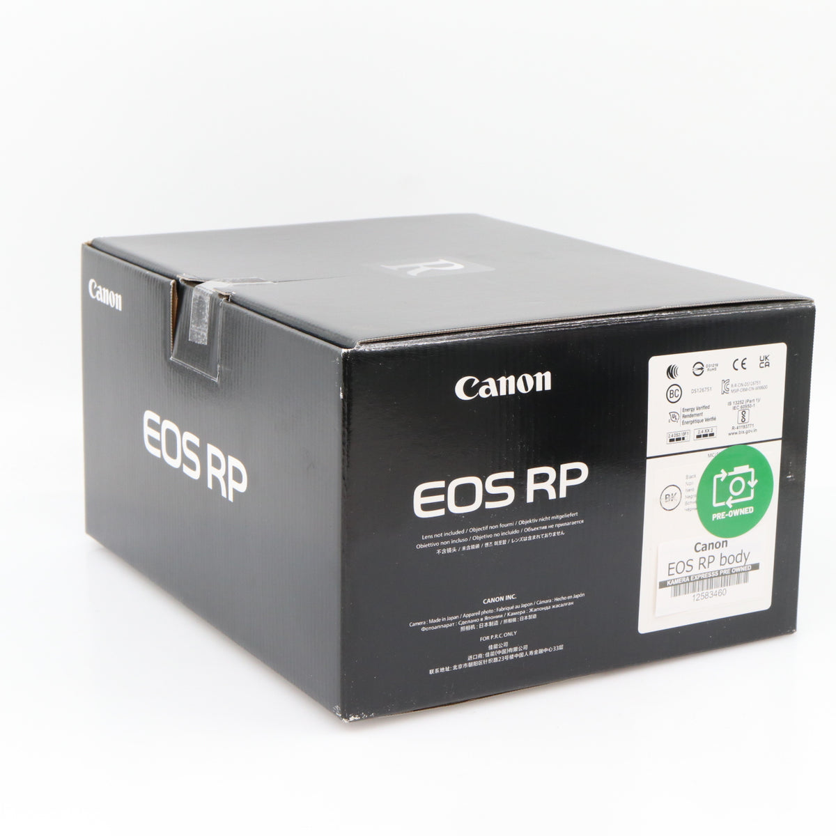 Canon EOS RP body used