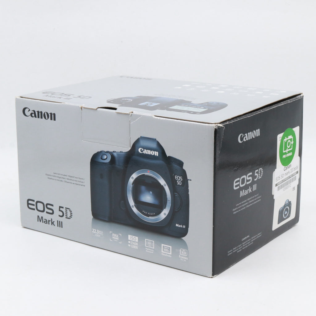 Canon EOS 5D mark III body used