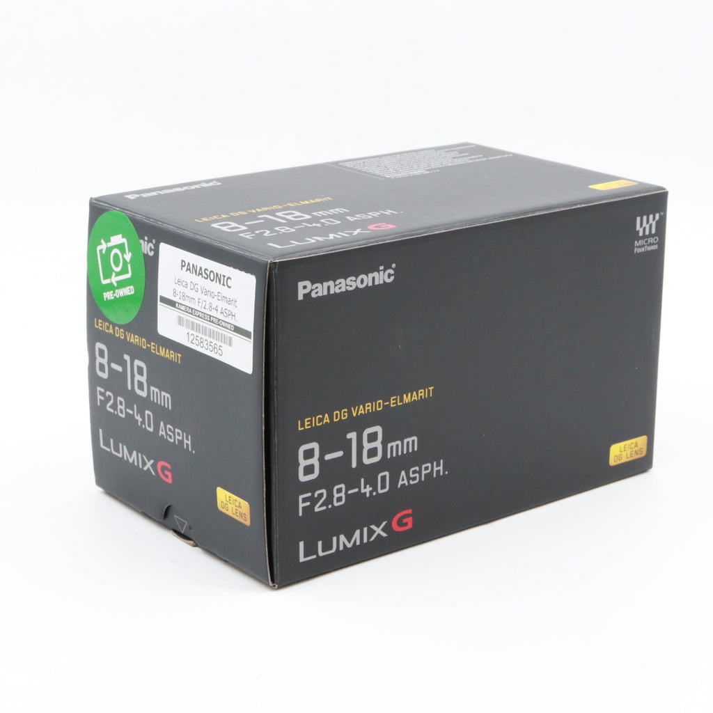 Panasonic Leica DG Vario-Elmarit 8-18mm f/2.8-4 ASPH. used
