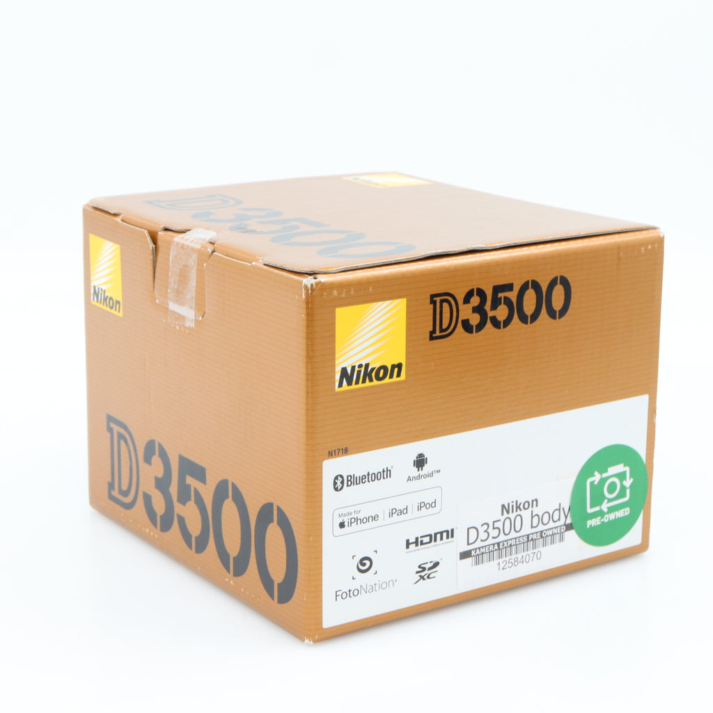 Nikon D3500 body used