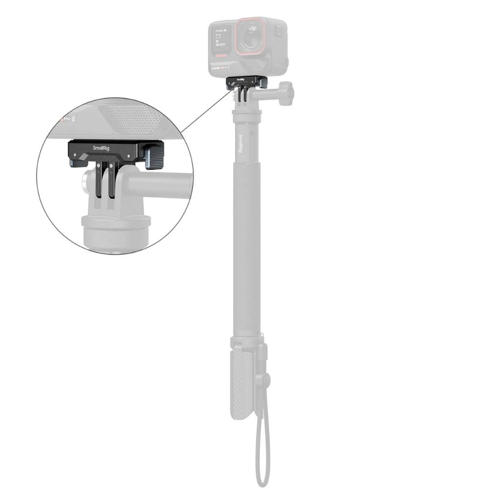 SmallRig 5814B Quick Release Mount Adapter for Insta360 X5 / X4 Air / Ace Pro 2 / Ace Pro / Ace