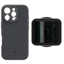 ShiftCam iPhone 16 Pro Étui Gris Foncé Fabric + LensUltra 1,55x Anamorphic