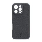 ShiftCam iPhone 16 Pro Case Dark Grey Fabric + LensUltra 200° Fisheye