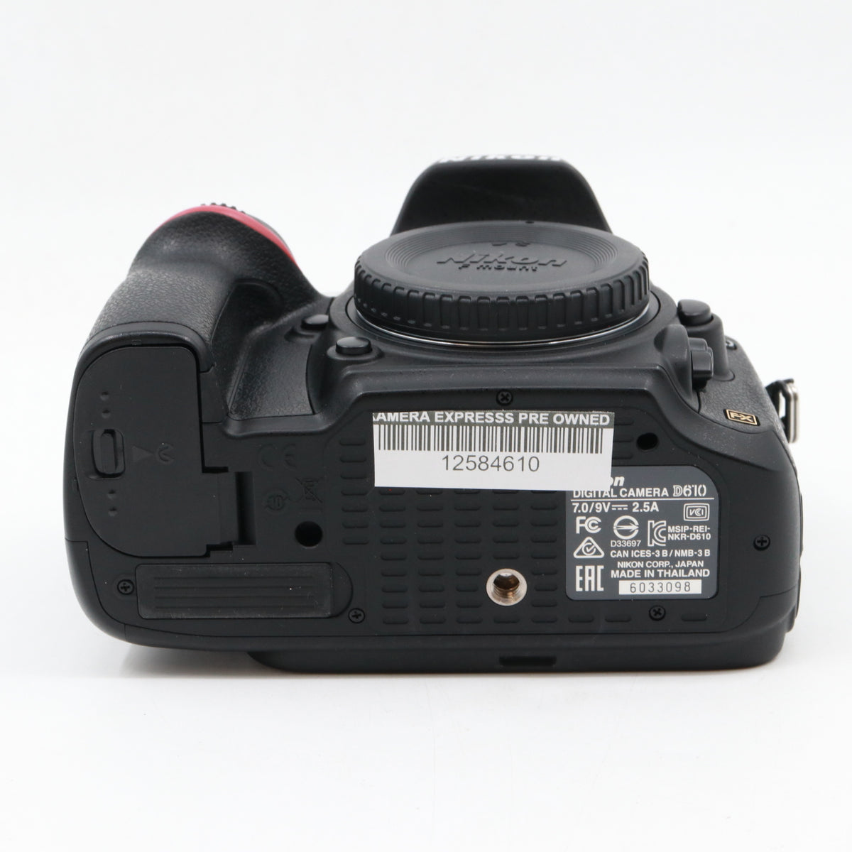 Nikon D610 body used