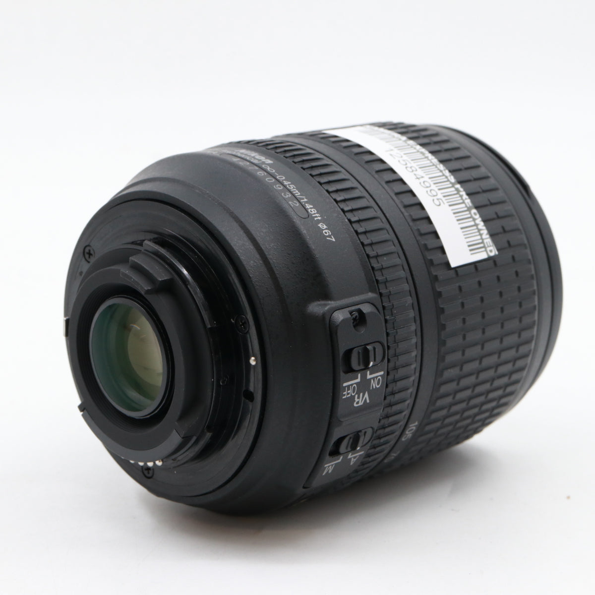 Nikon AF-S 18-105mm f/3.5-5.6G VR ED DX used