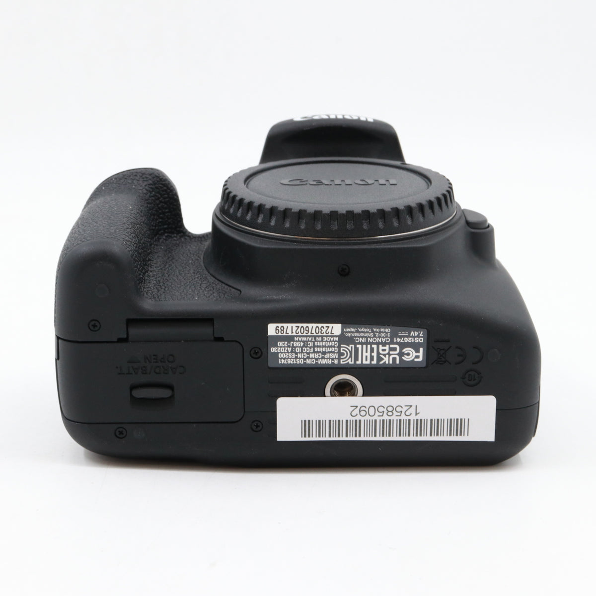 Canon EOS 2000D body used