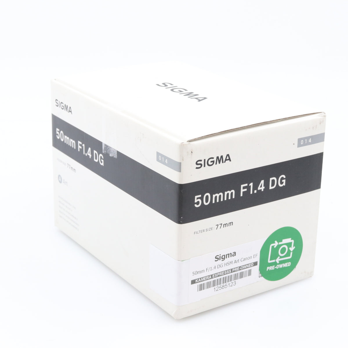 Sigma 50mm F/1.4 DG HSM Art Canon EF used